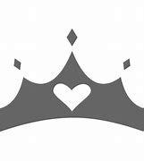 Image result for Princess Crown with Heart