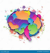 Image result for Colorful Cartoon Brain