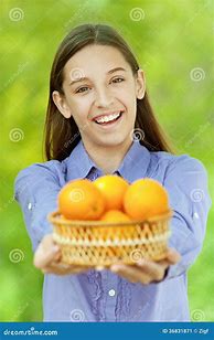Image result for Orange Snack Basket
