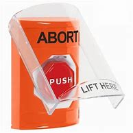 Image result for Abort Button with Cover