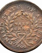Image result for 1 2 cents coins 1793