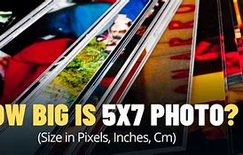 Image result for 5X7 in Cm