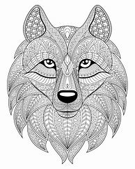 Image result for Adult Coloring Pages Wolf