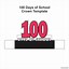 Image result for 100 Days Printable