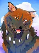 Image result for Black Anime Wolf Animal