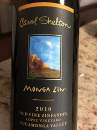 Image result for Carol Shelton Zinfandel Monga Zin%AE Lopez