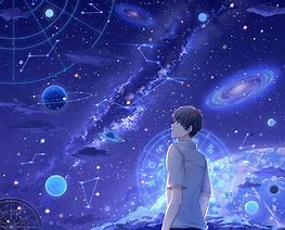 Image result for Kawaii Anime Boy Galaxy