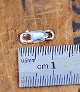 Image result for How to Measure Lobster Claw Clasp