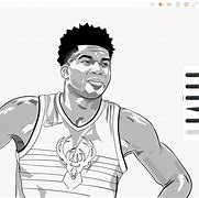 Image result for Drawings of Giannis Antetokounmpo