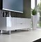 Image result for White Lacquer TV Stand Modern