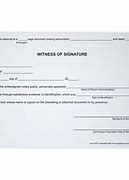 Image result for Notary Witness Signature Template
