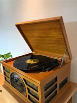 Image result for Record Players/Turntables Looks Like a Radio