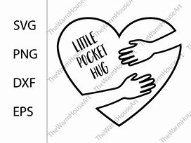 Image result for Free Pocket Hug SVG