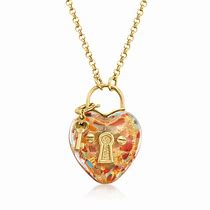 Image result for Heart and Key Necklace