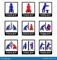 Image result for Toilet Sign Meme