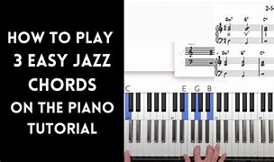 Image result for Easy Jazz Piano Chords