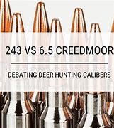 Image result for 6.5 Creedmoor vs 243 Caliber