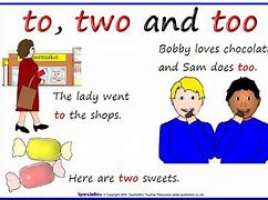 Image result for To Two Too Clip Art