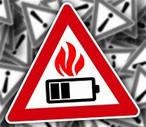Image result for Lithium Battery Warning Sign