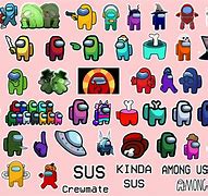 Image result for Among Us Stickers