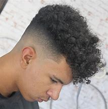 Image result for Curly Hair Fade Cuts Men