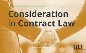 Image result for Contract Consideration