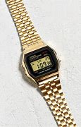Image result for Digital Casio Watch Old Gold