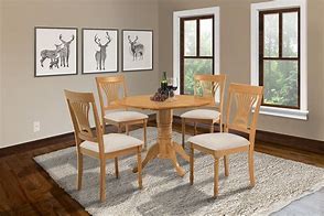 Image result for Small Oak Kitchen Table and Chairs