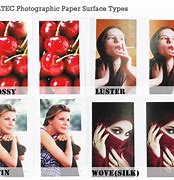 Image result for Glossy vs Satin Photo Paper