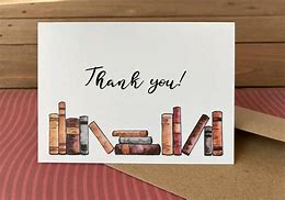 Image result for Thank You Note for a Book Gift