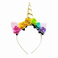 Image result for Unicorn Headband Rainbow Horn