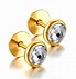 Image result for 9Ct Gold Bullet Locking Stud Earrings