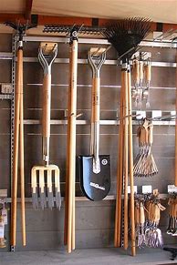 Image result for DIY Garage Storage Garden Tools