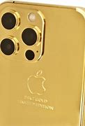 Image result for Gold Plated iPhone 13 Pro Max