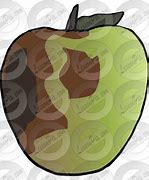Image result for Rotten Apple Art PNG