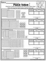 Image result for Teaching Units of 10 to 100 Worksheet