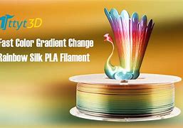 Image result for Silk Rainbow 3D Printing Filament