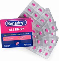 Image result for Benadryl Allergy Tablets