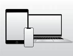 Image result for Computer and Mobile and Laptop White and Black