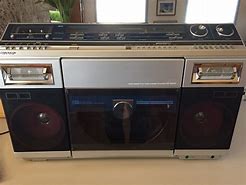 Image result for Sharp Boombox Record Deck
