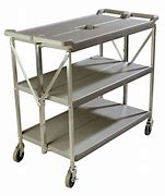 Image result for Collapsible Service Cart