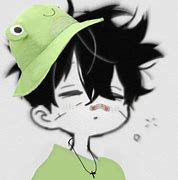 Image result for Anime Boy with Frog Hat
