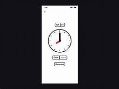 Image result for Clock App Icon Dribble