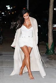 Image result for Kim Kardashian Jean Skirt