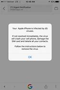 Image result for Apple iPhone Warning