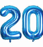 Image result for Number 20 Balloons