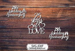 Image result for 25th Anniversary SVG