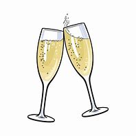 Image result for Champagne Glasses Drawing