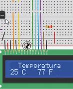 Image result for Temperature Sensor with LCD Display Arduino
