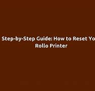 Image result for Rollo Printer Damaged Head